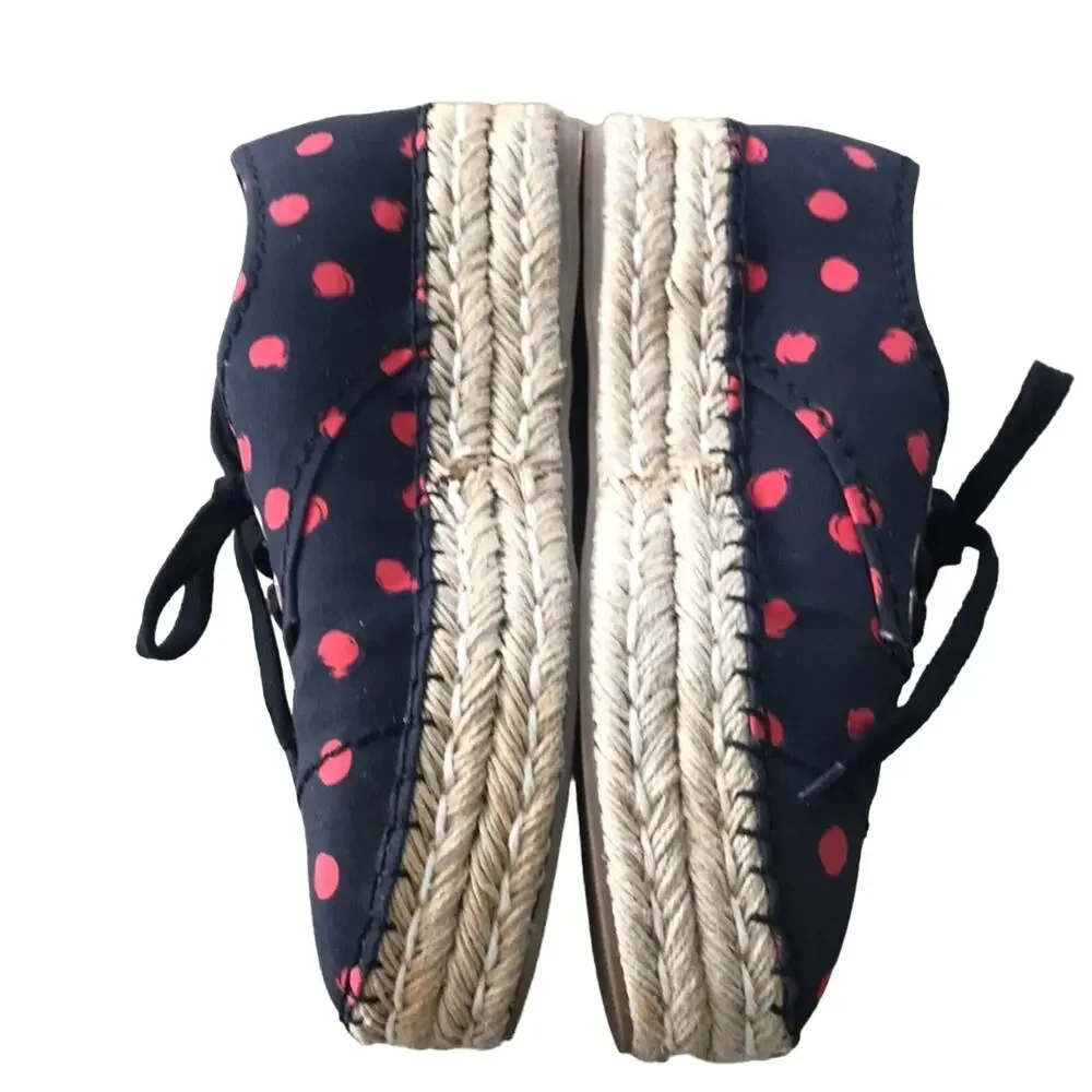 Alice + Olivia Polka Dot Espadrille Size 40.5